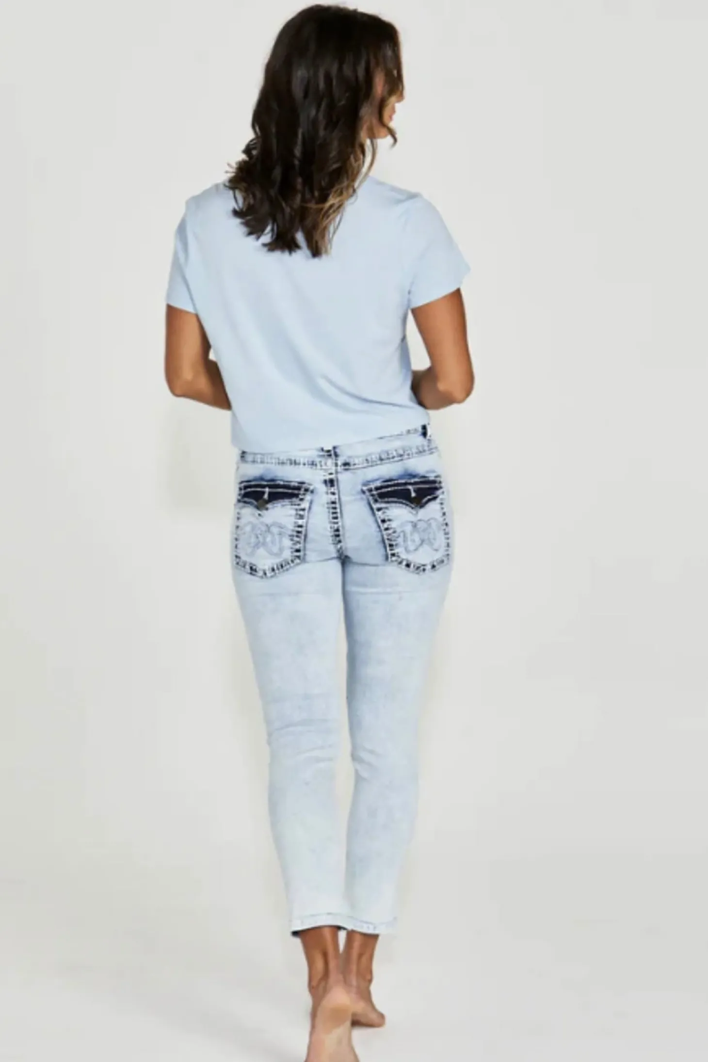 Chelsea-S Taper Crop Jean - NLJ29