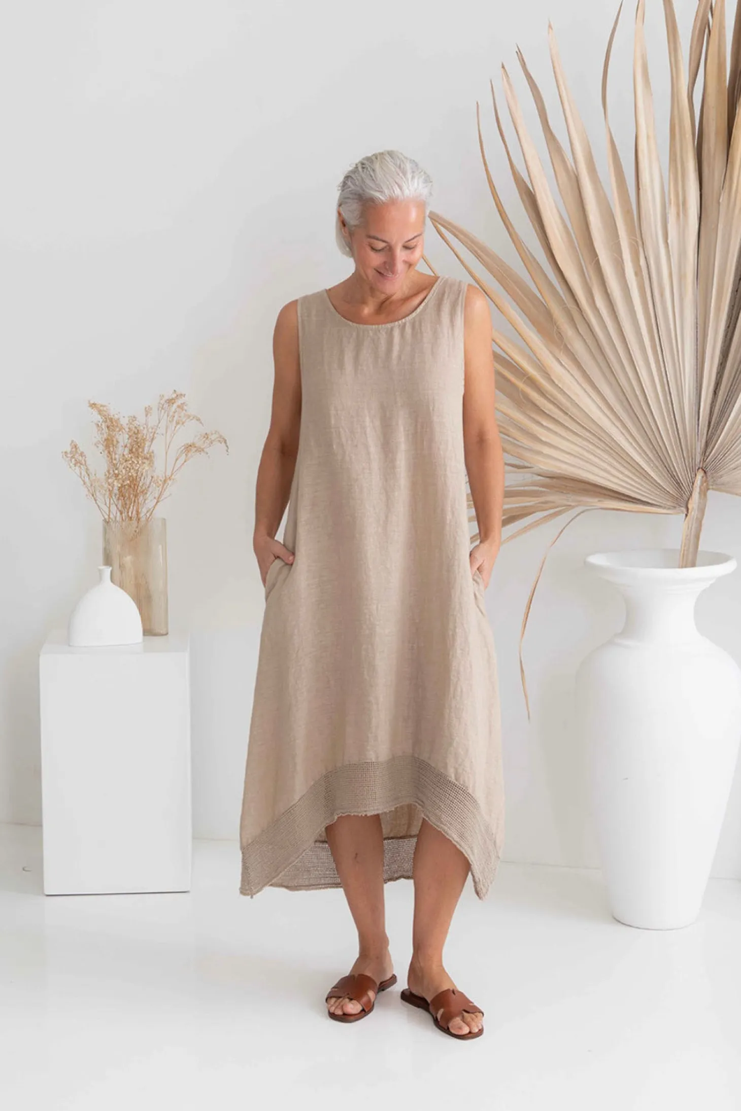 Cortina Dress - Cashmere - IC50