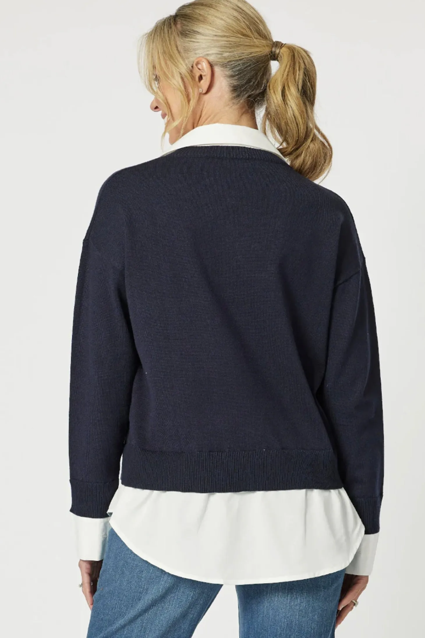 Dee 2 In 1 Jumper - Navy - GS14