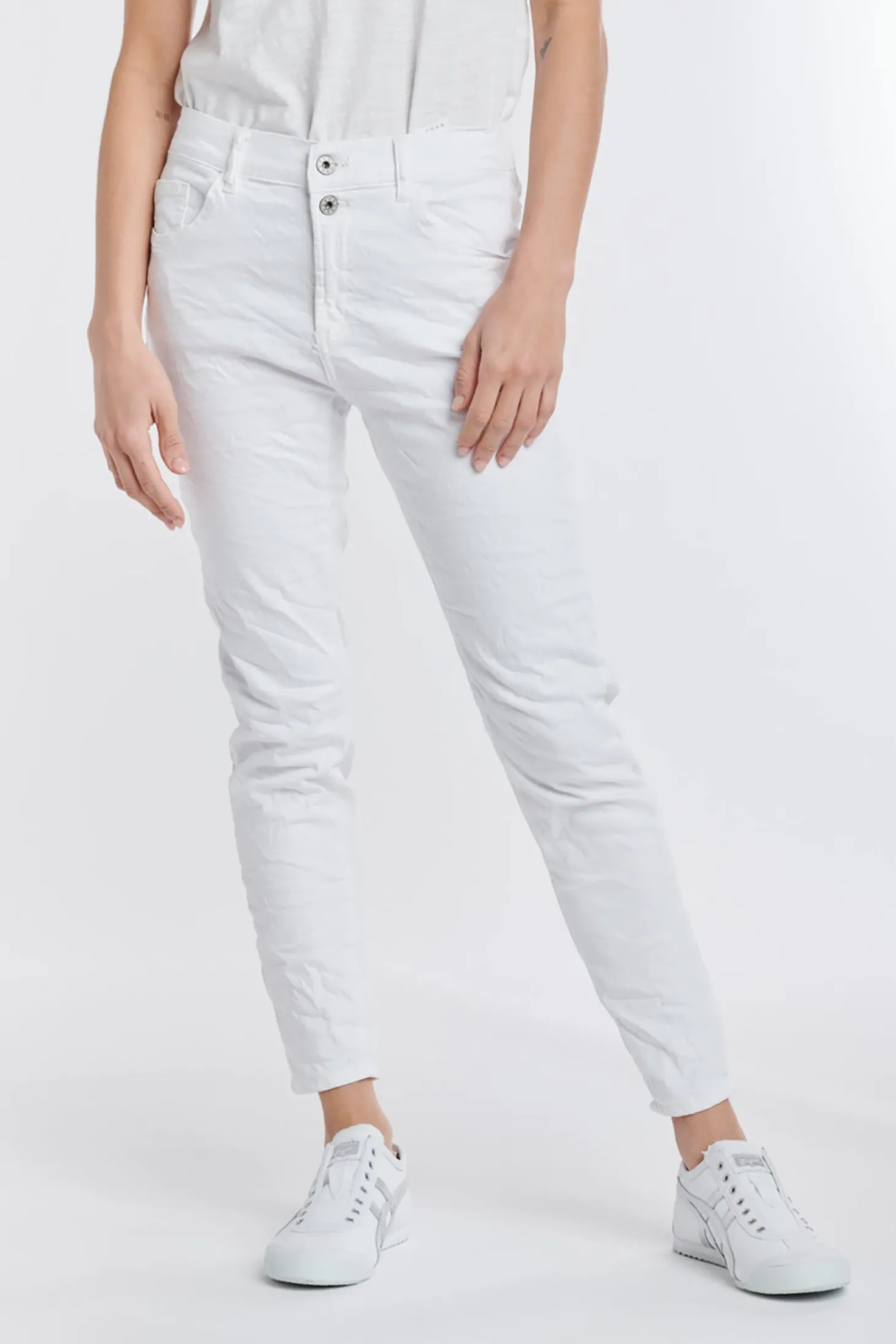 Emma Stretch Jeans - White - IS5