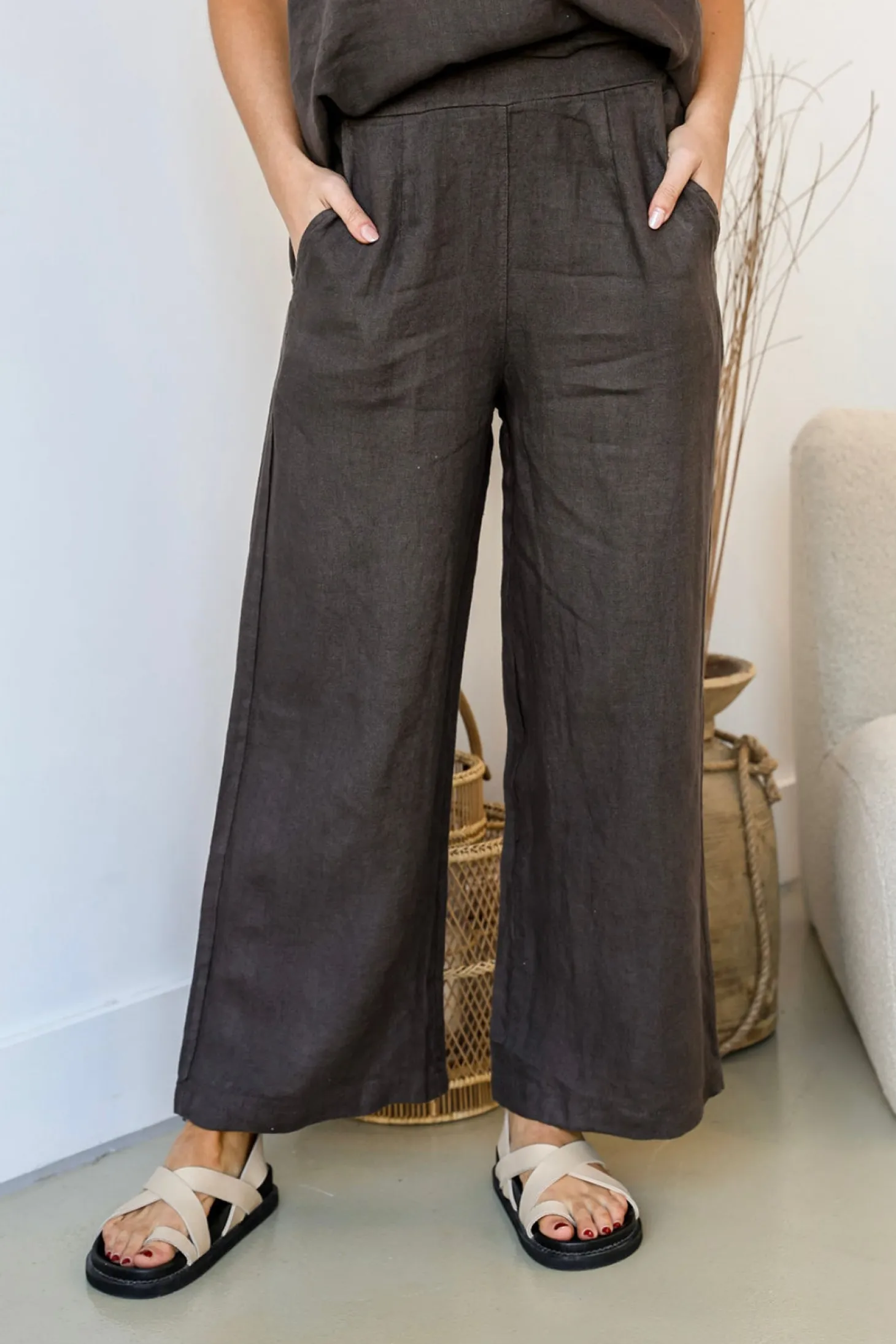 Fleur Pant - Chocolate - FA29