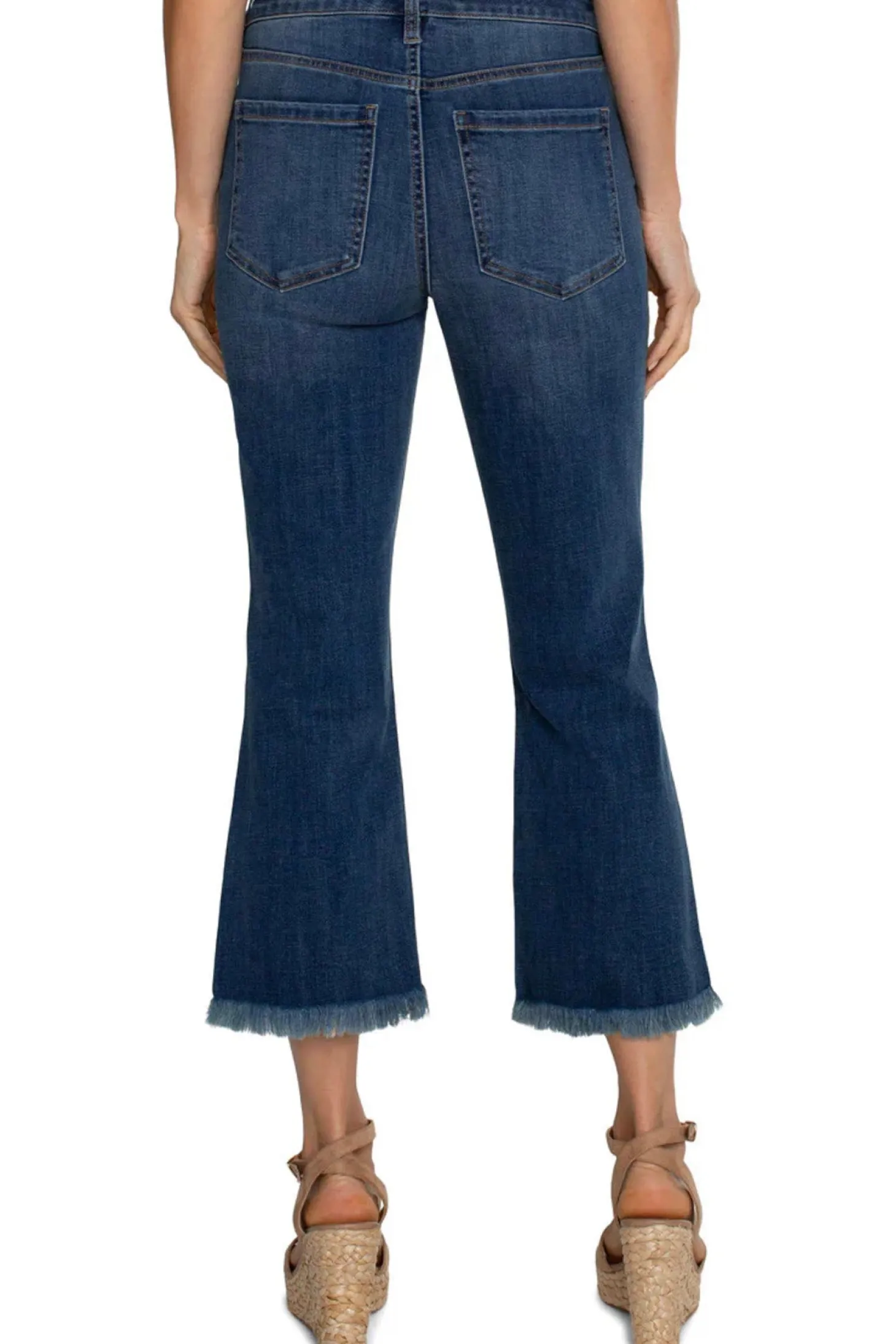 Hannah Denim Crop Flare Jean - AT1