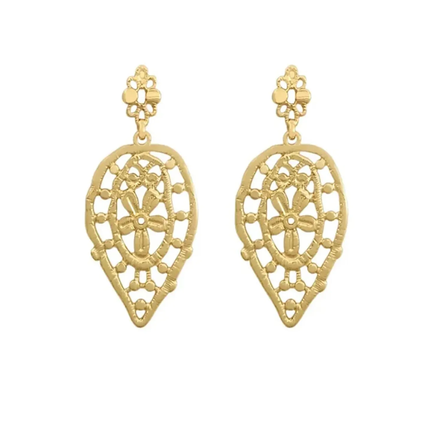 Heather Moroccan Earring - Gold