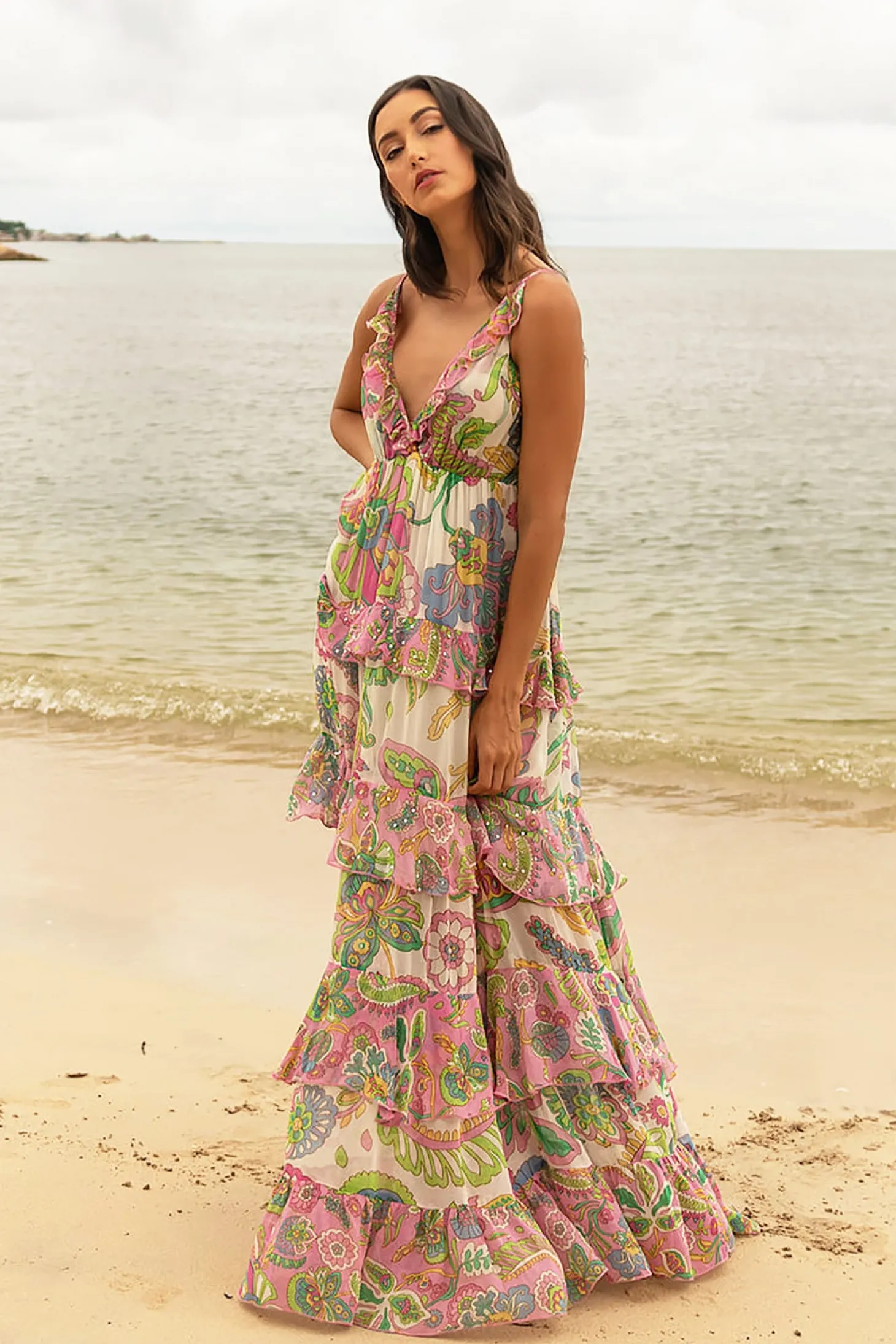 Ingrid Dress - Pastel - M1