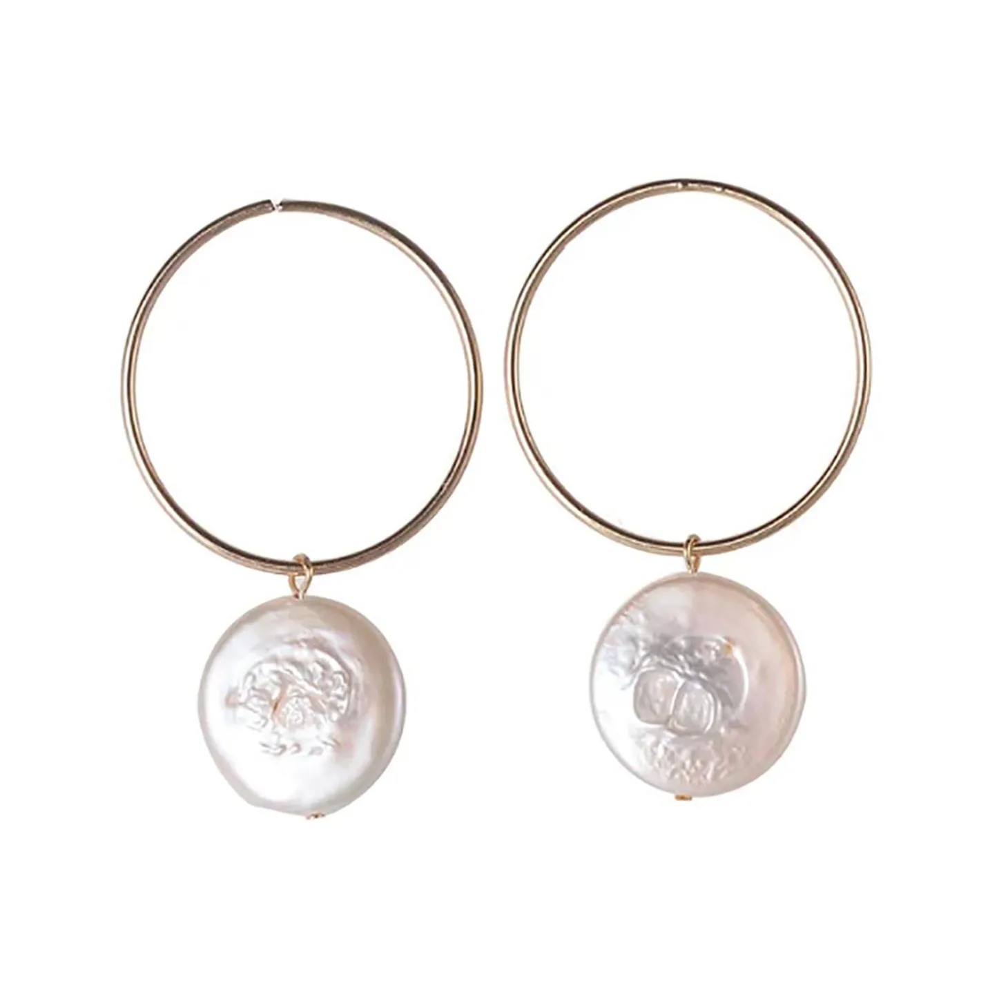 Kathleen Freshwater Pearl - Gold