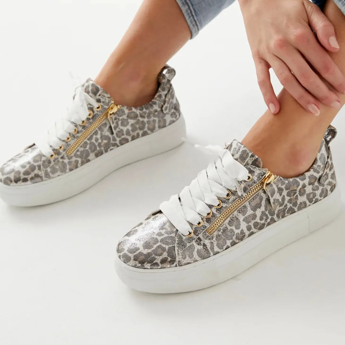 Maize Sneaker - Champagne Leopard - AE18