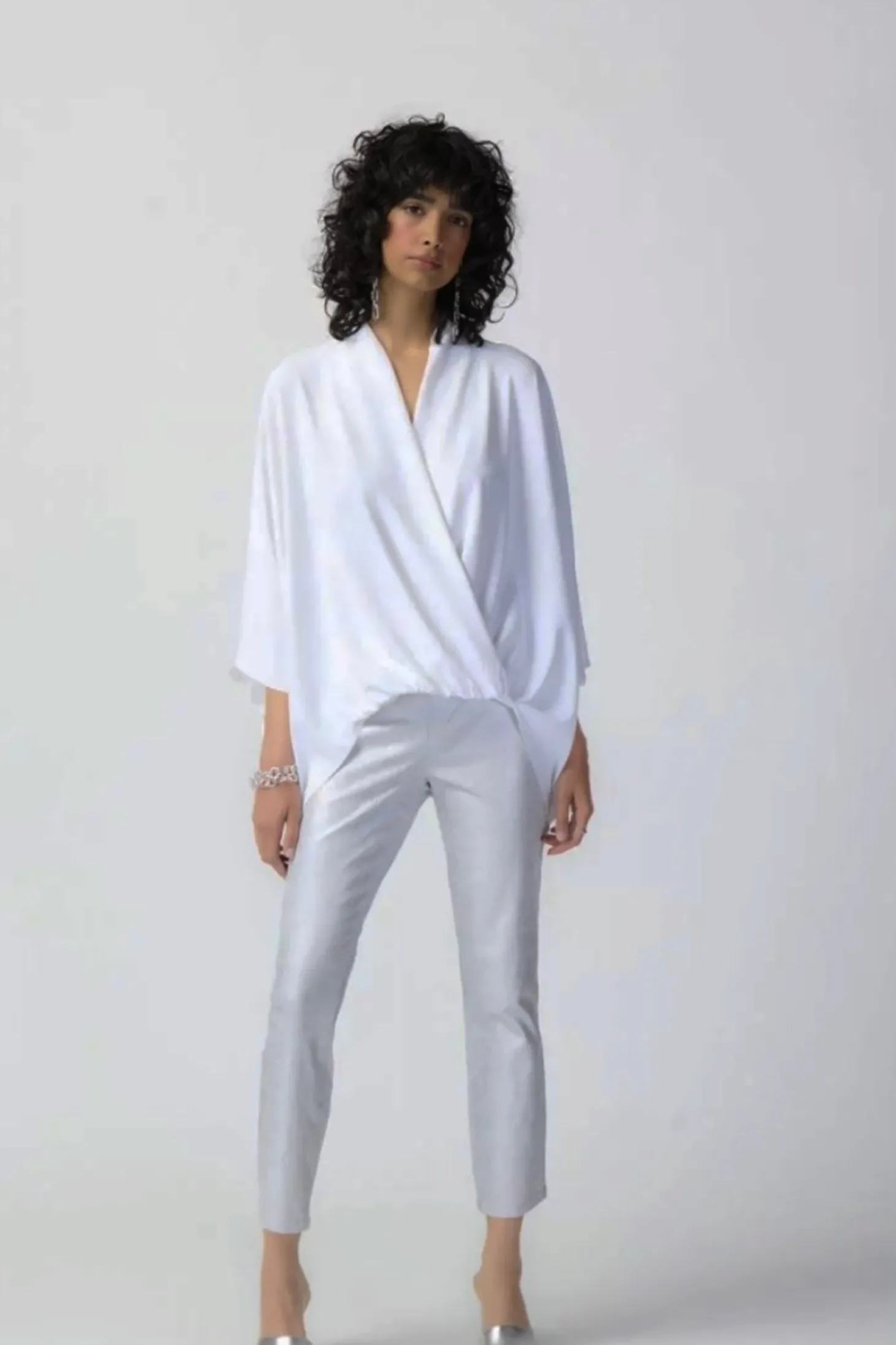 Metallic Animal Pant - Silver - JR38