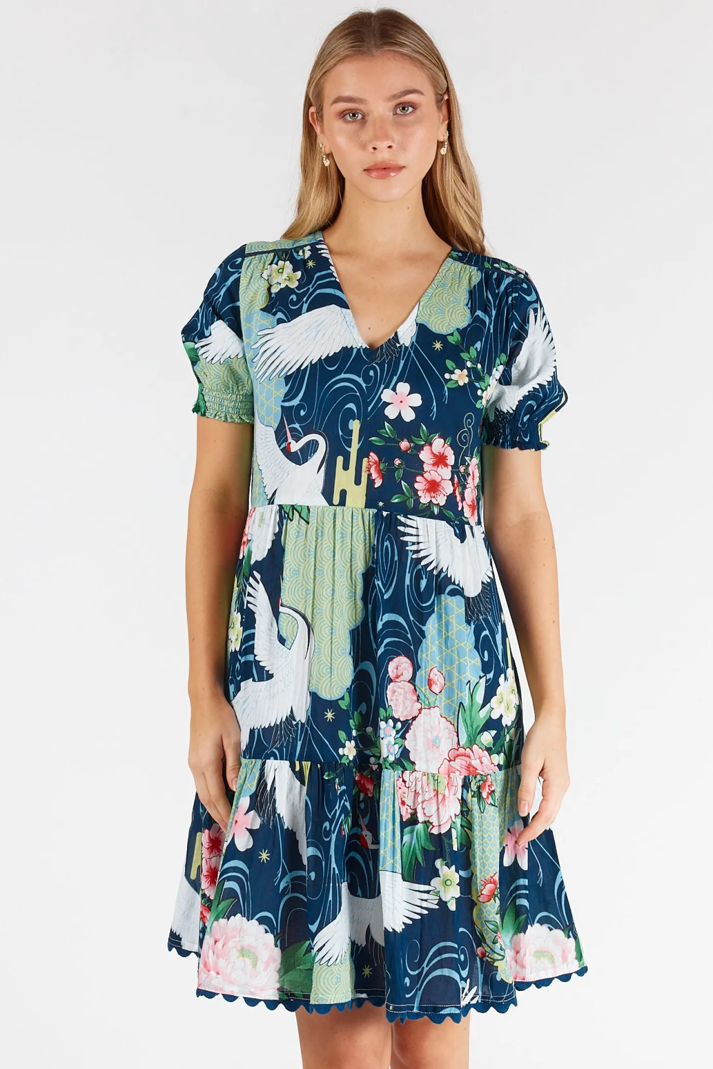 Mitzuki Dress - Navy - LL42