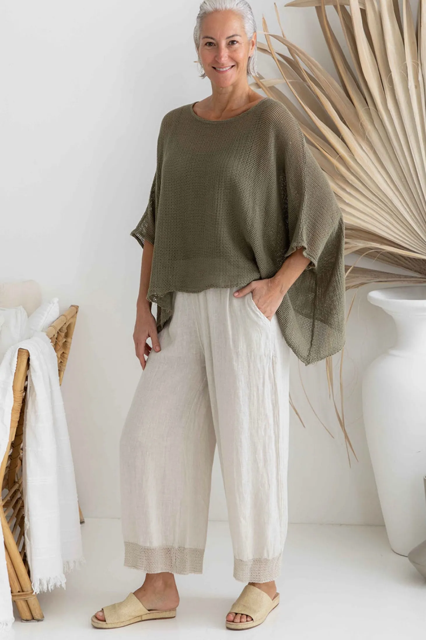 Paneta Pant - Sand - IC28
