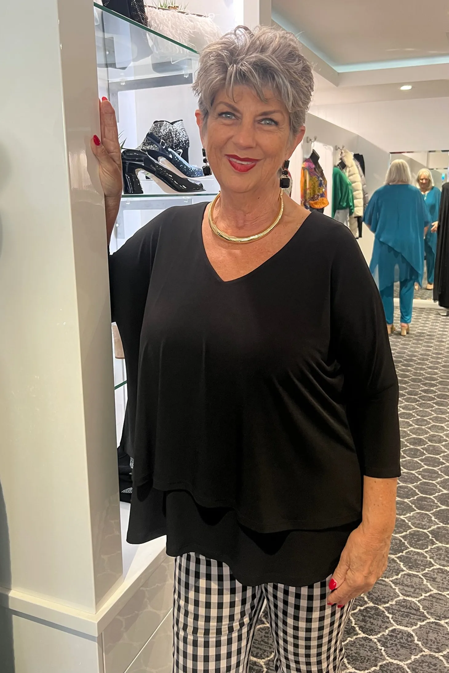 Quad Layer Tunic - Black - PH22