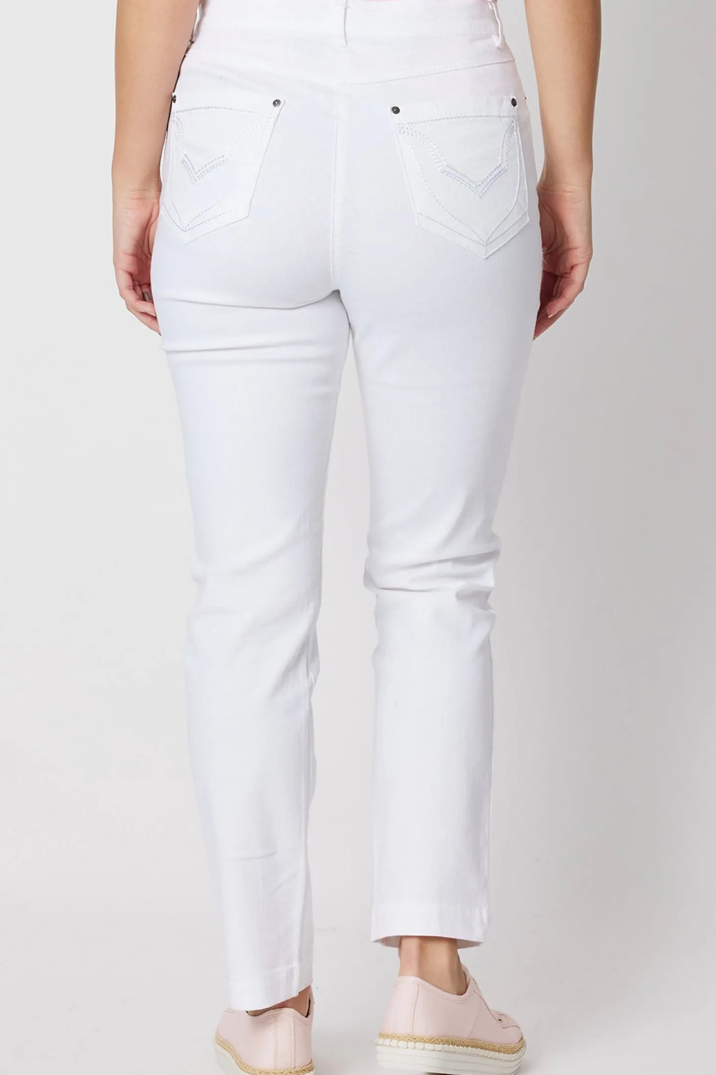 Slim Miracle Leg Jeans - White - GS23