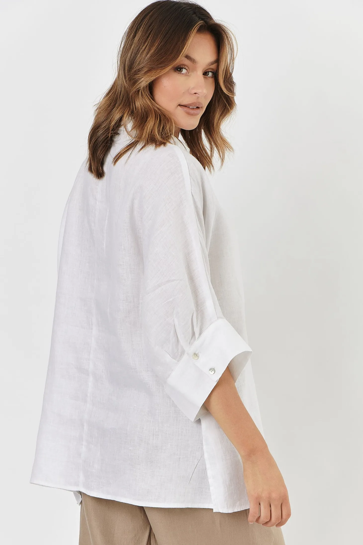 Sophia Shirt - White - OJ11