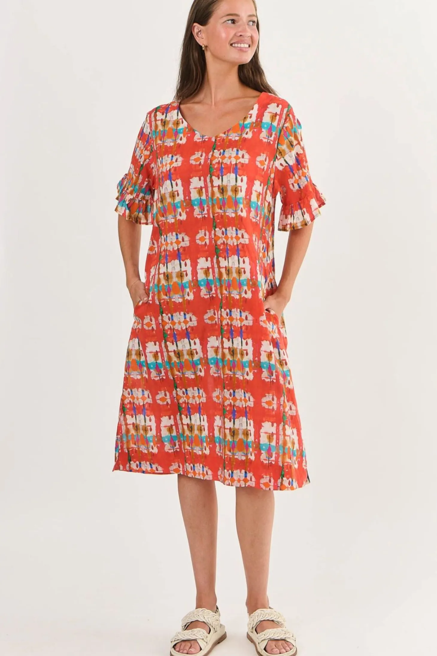 Sunrise Cotton Dress - Tutti Frutti - N21
