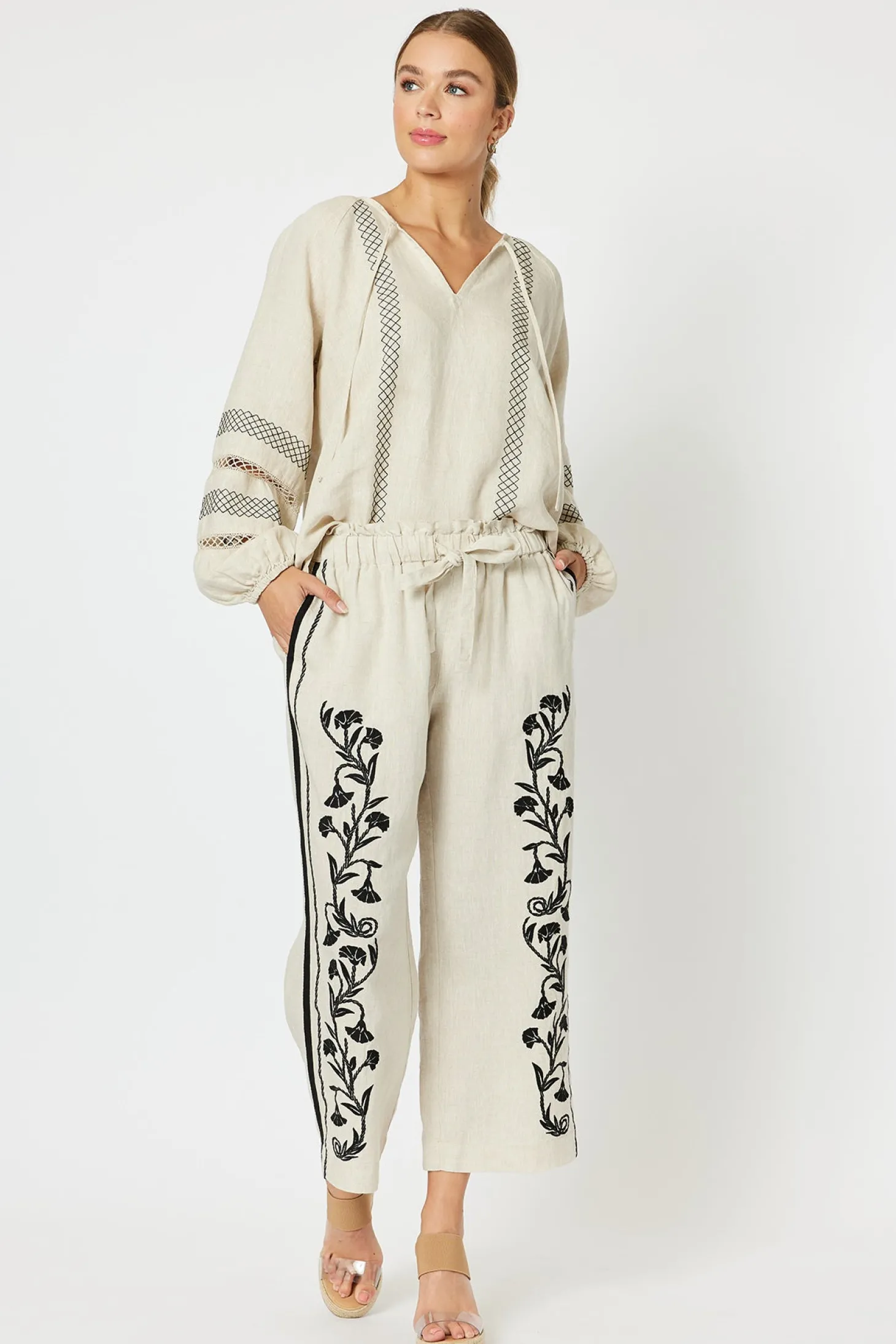 Vine Pant - Cream - HV22